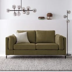 Studio Copenhagen 2 places Canapé COSO Classic+ - Cuir véritable Taru : Vert olive - Noir 25 Studio Copenhagen 2 places Canapé COSO Classic+ - Cuir véritable Taru : Vert olive - Noir -Meubles de salon Soldes 1000212496 201008 13323300037 MOOD DETAILS P000000001000212496 mood