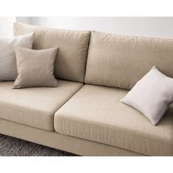 Studio Copenhagen 2-3 places Canapé COSO Classic - Tissu Milan : Beige - Hêtre -Meubles de salon Soldes 1000213010 201023 11040900061 DETAILS P000000001000213010