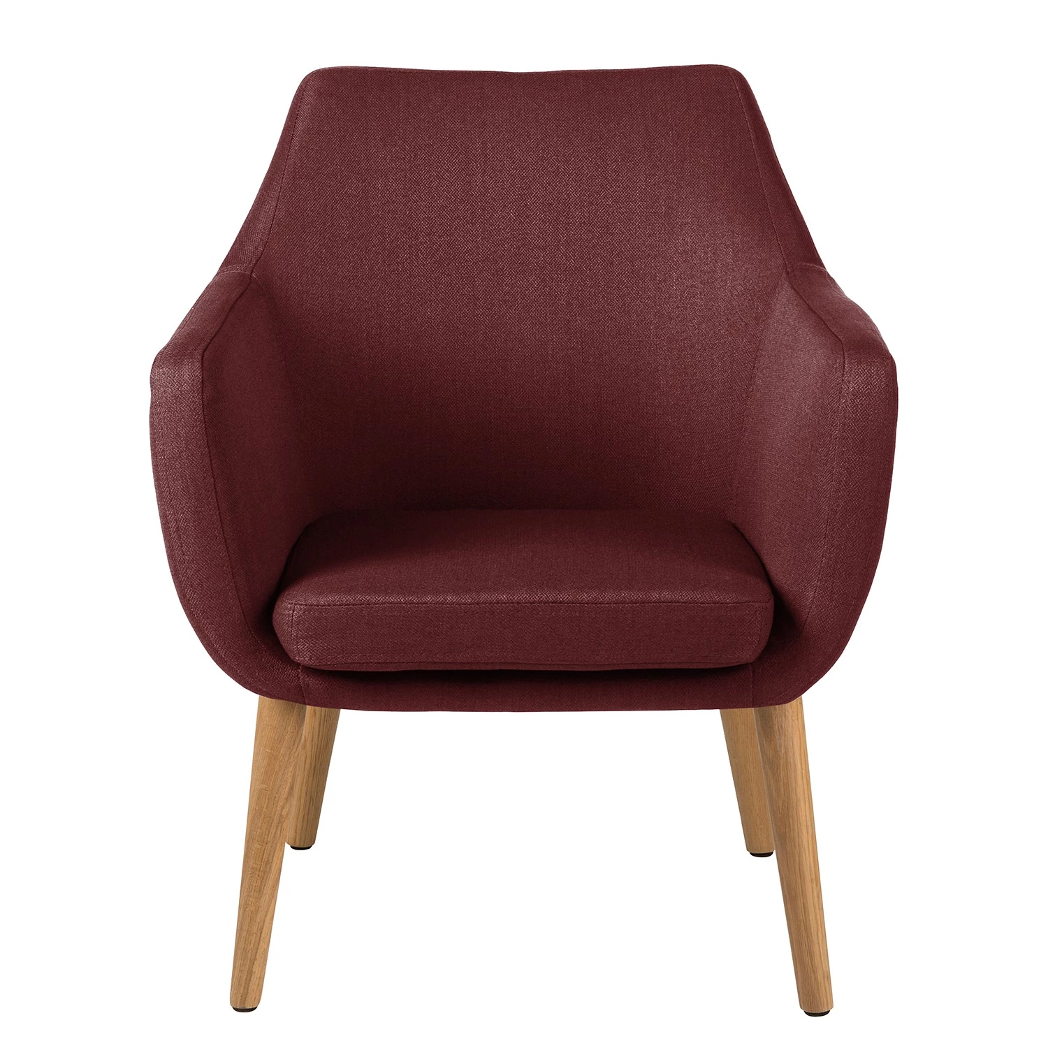 Mørteens Fauteuil Nicholas - Tissu - Rouge foncé 6 Mørteens Fauteuil Nicholas - Tissu - Rouge foncé – Image 4