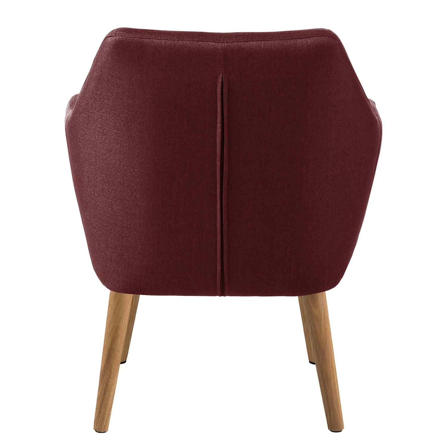 Mørteens Fauteuil Nicholas - Tissu - Rouge foncé 8 Mørteens Fauteuil Nicholas - Tissu - Rouge foncé – Image 6