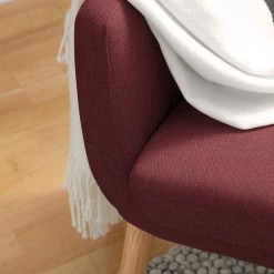 Mørteens Fauteuil Nicholas - Tissu - Rouge foncé 29 Mørteens Fauteuil Nicholas - Tissu - Rouge foncé -Meubles de salon Soldes 1000213141 201204 06193600030 DETAILS P000000001000213141