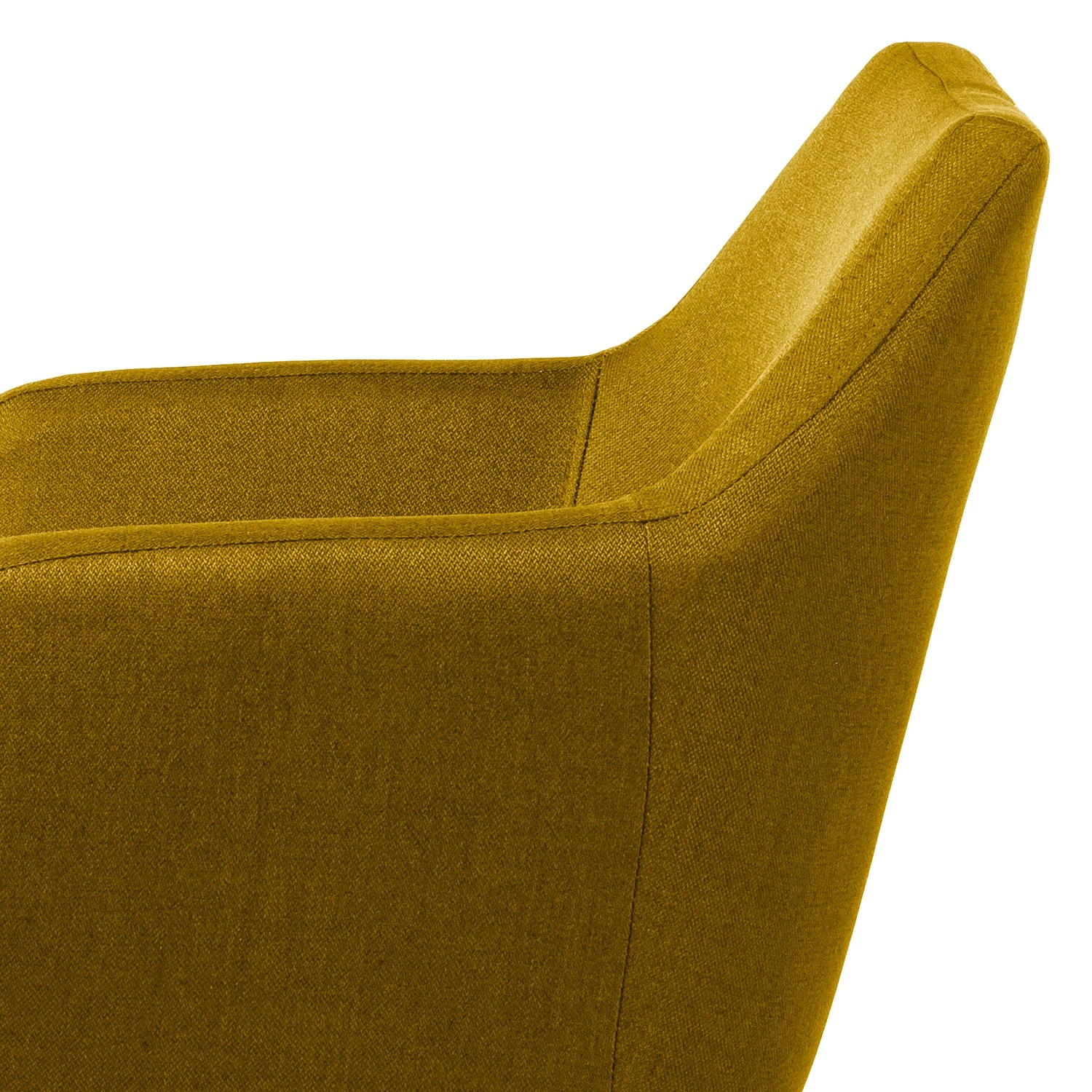 Mørteens Fauteuil Nicholas - Tissu - Jaune curry 11 Mørteens Fauteuil Nicholas - Tissu - Jaune curry – Image 9