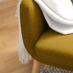 Mørteens Fauteuil Nicholas - Tissu - Jaune curry 29 Mørteens Fauteuil Nicholas - Tissu - Jaune curry -Meubles de salon Soldes 1000213182 201204 06194900046 DETAILS P000000001000213182