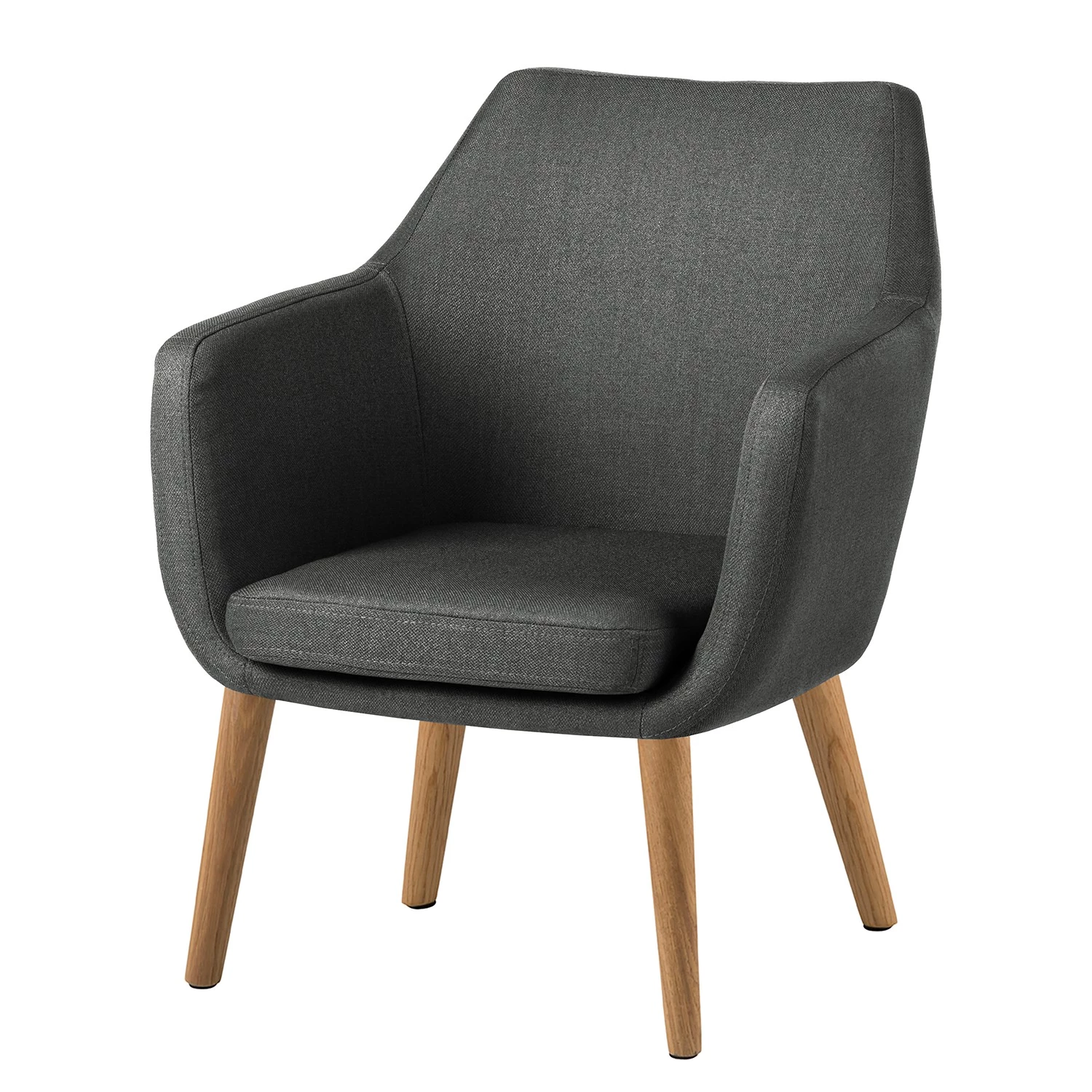 Mørteens Fauteuil Nicholas - Tissu - Gris foncé 3 Mørteens Fauteuil Nicholas - Tissu - Gris foncé
