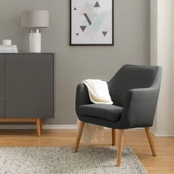 Mørteens Fauteuil Nicholas - Tissu - Gris foncé 18 Mørteens Fauteuil Nicholas - Tissu - Gris foncé -Meubles de salon Soldes 1000213183 201204 06195600050 MOOD DETAILS P000000001000213183 mood