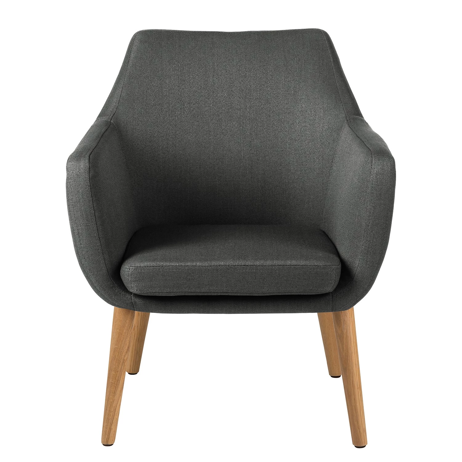 Mørteens Fauteuil Nicholas - Tissu - Gris foncé 6 Mørteens Fauteuil Nicholas - Tissu - Gris foncé – Image 4