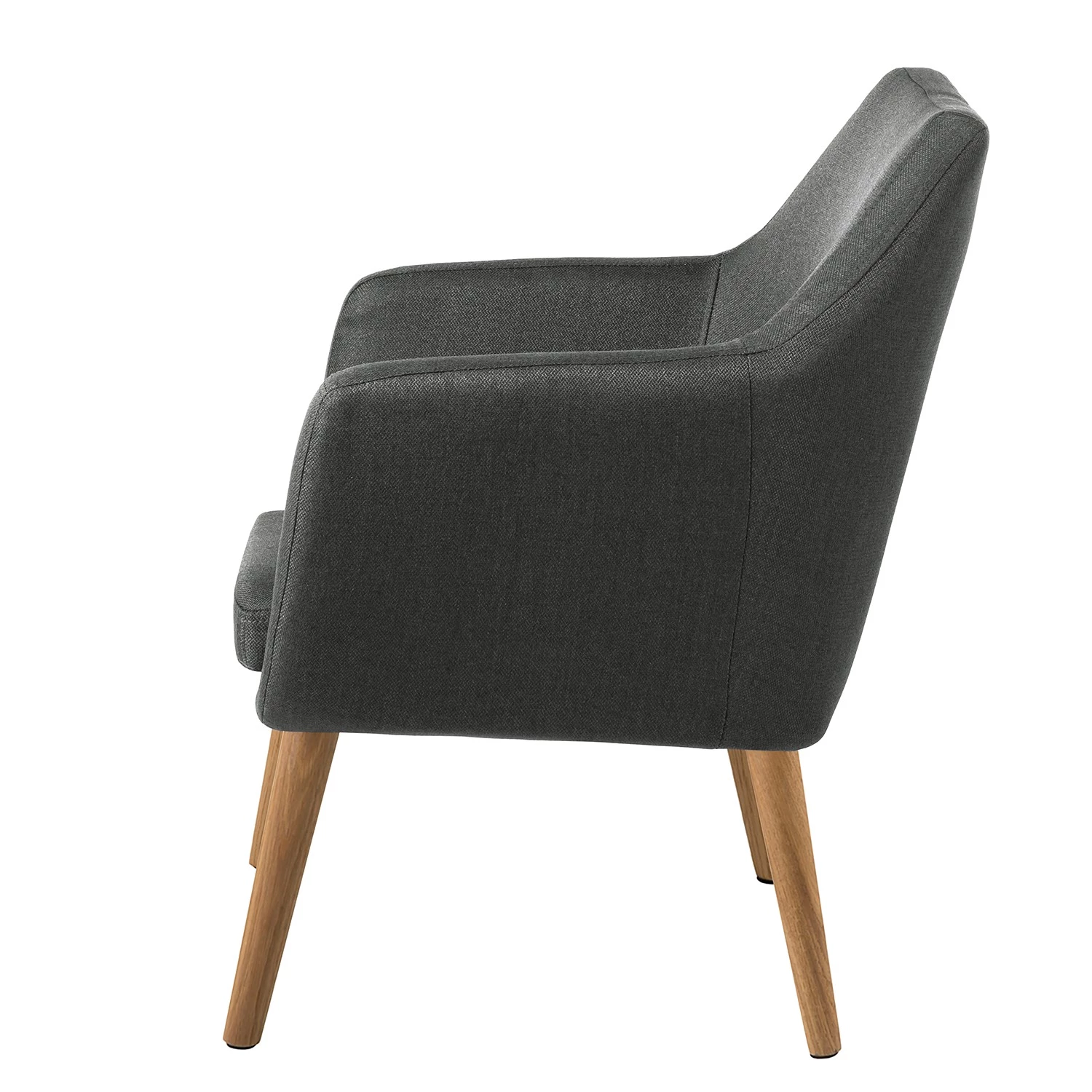 Mørteens Fauteuil Nicholas - Tissu - Gris foncé 7 Mørteens Fauteuil Nicholas - Tissu - Gris foncé – Image 5