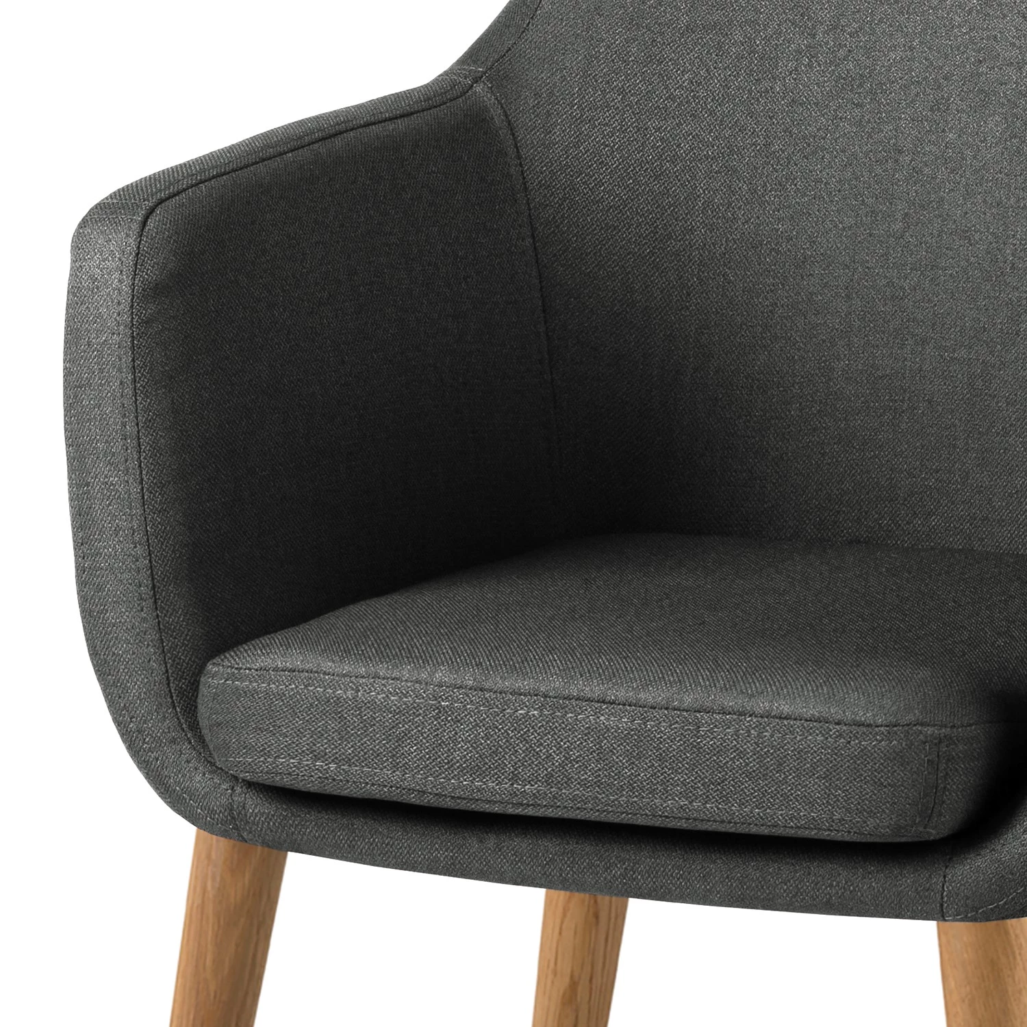 Mørteens Fauteuil Nicholas - Tissu - Gris foncé 9 Mørteens Fauteuil Nicholas - Tissu - Gris foncé – Image 7
