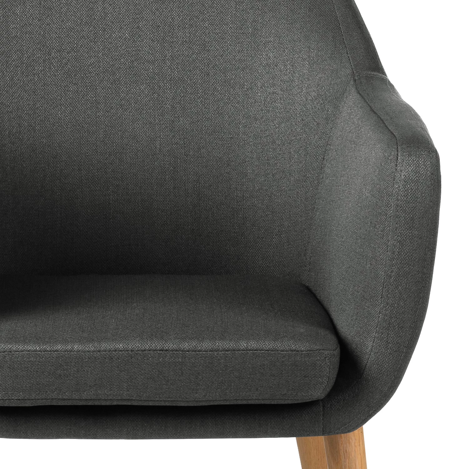 Mørteens Fauteuil Nicholas - Tissu - Gris foncé 10 Mørteens Fauteuil Nicholas - Tissu - Gris foncé – Image 8