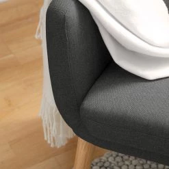 Mørteens Fauteuil Nicholas - Tissu - Gris foncé 29 Mørteens Fauteuil Nicholas - Tissu - Gris foncé -Meubles de salon Soldes 1000213183 201204 06200800062 DETAILS P000000001000213183