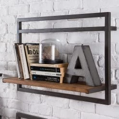 Ars manufacti Étagères murales Manchester II (5 élém.) - Acacia massif / Métal - Acacia / Anthracite 22 Ars manufacti Étagères murales Manchester II (5 élém.) - Acacia massif / Métal - Acacia / Anthracite -Meubles de salon Soldes 1000213198 200527 13201400008 DETAILS P000000001000213198