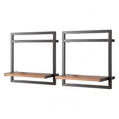 Ars manufacti Étagères murales Manchester III (5 él.) - Acacia massif / Métal - Acacia / Anthracite 17 Ars manufacti Étagères murales Manchester III (5 él.) - Acacia massif / Métal - Acacia / Anthracite -Meubles de salon Soldes 1000213199 200527 13202900014 DETAILS P000000001000213199