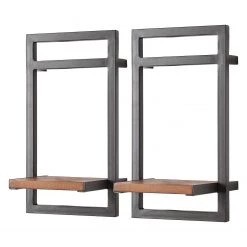 Ars manufacti Étagères murales Manchester III (5 él.) - Acacia massif / Métal - Acacia / Anthracite 19 Ars manufacti Étagères murales Manchester III (5 él.) - Acacia massif / Métal - Acacia / Anthracite -Meubles de salon Soldes 1000213199 200527 13203000015 DETAILS P000000001000213199
