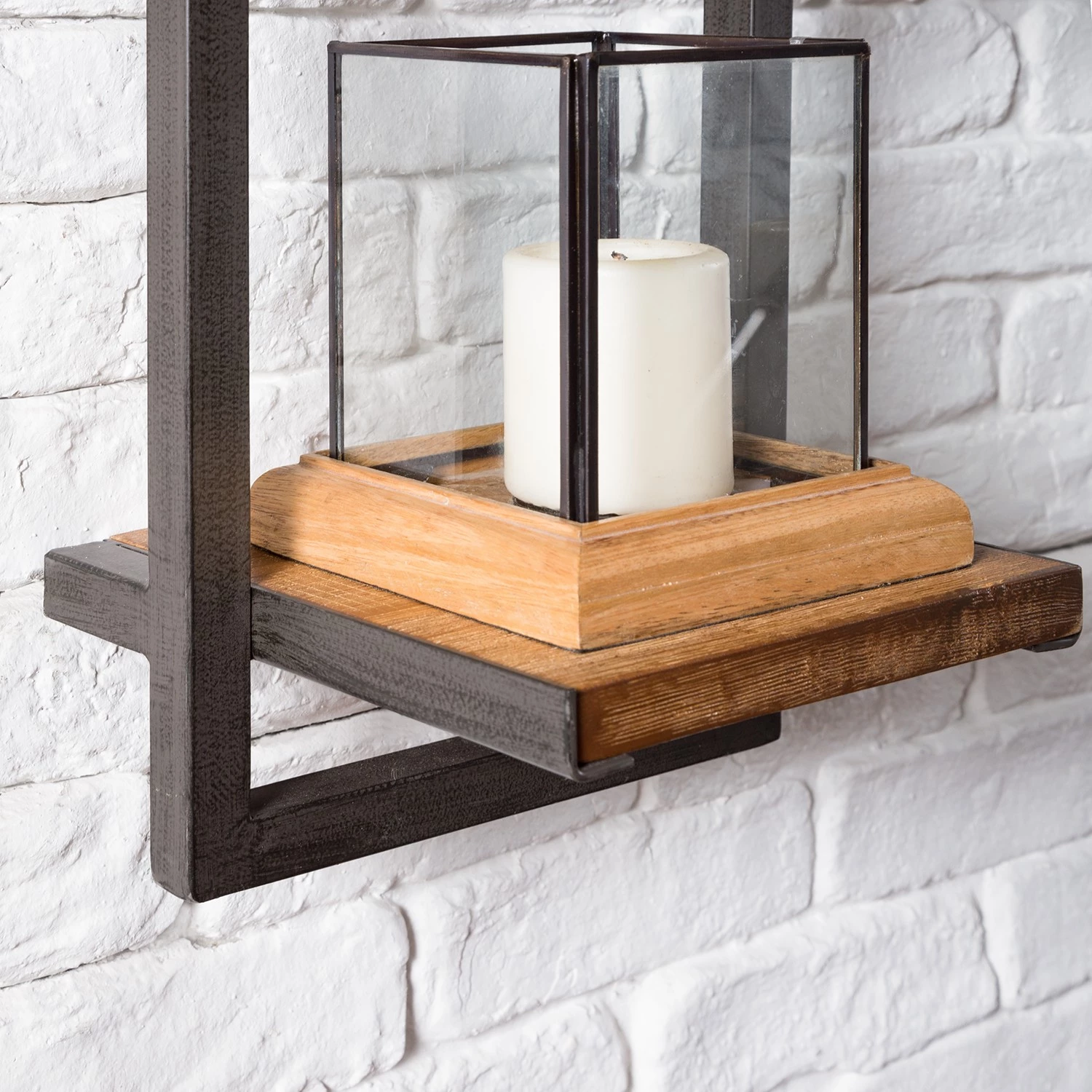 Ars manufacti Étagères murales Manchester III (5 él.) - Acacia massif / Métal - Acacia / Anthracite 12 Ars manufacti Étagères murales Manchester III (5 él.) - Acacia massif / Métal - Acacia / Anthracite – Image 10