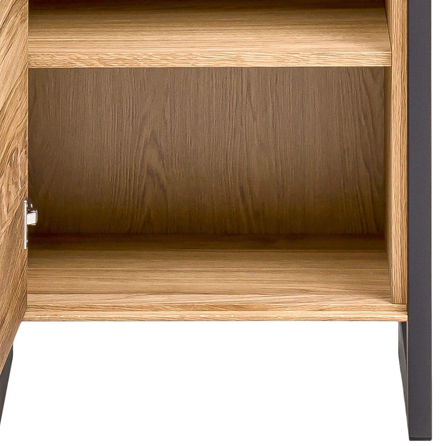 Naturoo Vitine Ironwood - Placage en bois véritable / Métal - Chêne vieilli / Gris 7 Naturoo Vitine Ironwood - Placage en bois véritable / Métal - Chêne vieilli / Gris – Image 5