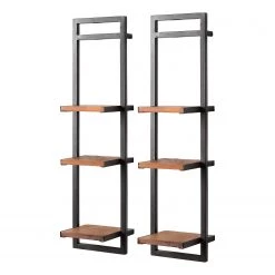 Ars manufacti Étagères murales Manchester VI (7 élém.) - Acacia massif / Métal - Acacia / Anthracite 17 Ars manufacti Étagères murales Manchester VI (7 élém.) - Acacia massif / Métal - Acacia / Anthracite -Meubles de salon Soldes 1000213212 200527 13213600048 DETAILS P000000001000213212