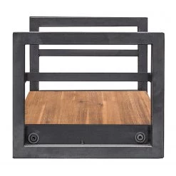 Ars manufacti Tablettes murales Manchester (lot de 3) - Acacia massif / Métal - Acacia / Anthracite - Largeur : 110 cm 13 Ars manufacti Tablettes murales Manchester (lot de 3) - Acacia massif / Métal - Acacia / Anthracite - Largeur : 110 cm -Meubles de salon Soldes 1000213219 200831 09510200028 DETAILS P000000001000213219