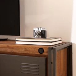 Ars manufacti Meubles TV Manchester III (3 éléments) - Acacia massif / Métal - Acacia / Anthracite -Meubles de salon Soldes 1000213222 220630 023 MOOD DETAILS P000000001000213222 mood