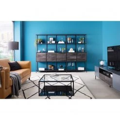 Fredriks Étagère Meon III - Chêne gris - Largeur : 150 cm -Meubles de salon Soldes 1000213232 210104 13264800004 MOOD DETAILS P000000001000213232 mood