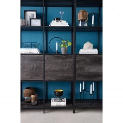 Fredriks Étagère Meon III - Chêne gris - Largeur : 150 cm -Meubles de salon Soldes 1000213232 210104 13264800007 MOOD DETAILS P000000001000213232 mood