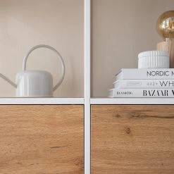 Fredriks Étagère Meon III - Imitation chêne - Largeur : 101 cm -Meubles de salon Soldes 1000213233 201124 10312300023 DETAILS P000000001000213233