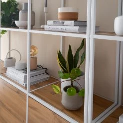 Fredriks Étagère Meon III - Imitation chêne - Largeur : 101 cm -Meubles de salon Soldes 1000213233 201124 10312700025 DETAILS P000000001000213233