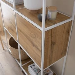 Fredriks Étagère Meon III - Imitation chêne - Largeur : 101 cm -Meubles de salon Soldes 1000213233 201124 10313800030 DETAILS P000000001000213233