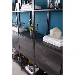 Fredriks Étagère Meon III - Chêne gris - Largeur : 101 cm -Meubles de salon Soldes 1000213234 210104 13264800013 MOOD DETAILS P000000001000213234 mood