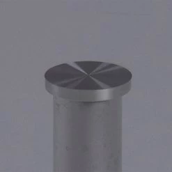 Red Living Bout de canapé Wendell - Verre / Granite - Gris / Chrome -Meubles de salon Soldes 1000213258 200527 06151000054 DETAILS P000000001000213258