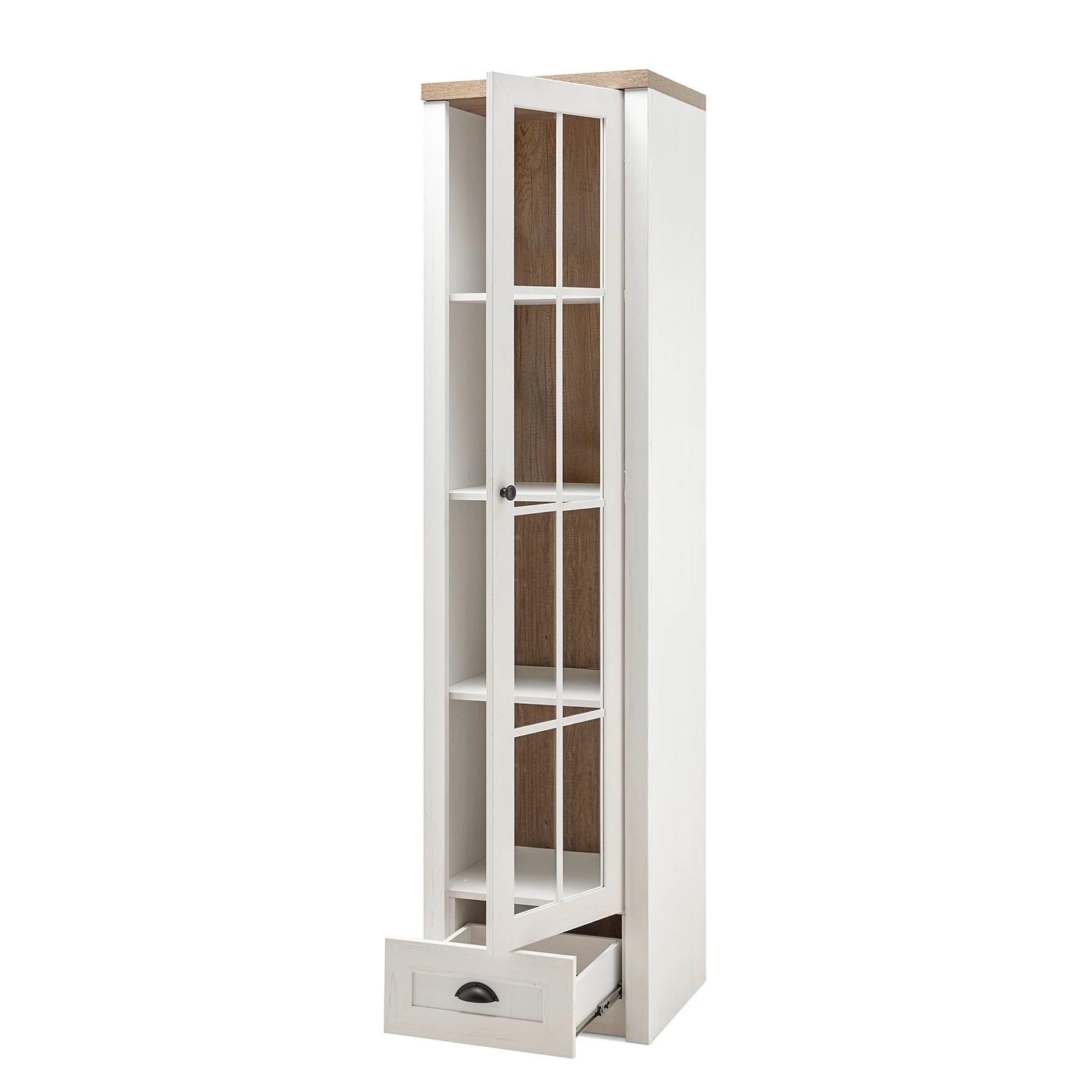 Norrwood Vitrine Proville I - Imitation chêne blanc / Imitation chêne 6 Norrwood Vitrine Proville I - Imitation chêne blanc / Imitation chêne – Image 4