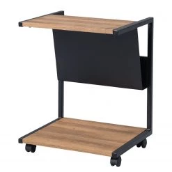 Loftscape Bout de canapé Eastmark - Imitation chêne / Noir