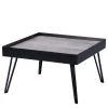 Loftscape Table basse Corbin I - Verre / Métal - Imitation béton / Noir -Meubles de salon Soldes 1000213934 200515 12291200048 IMAGE P000000001000213934