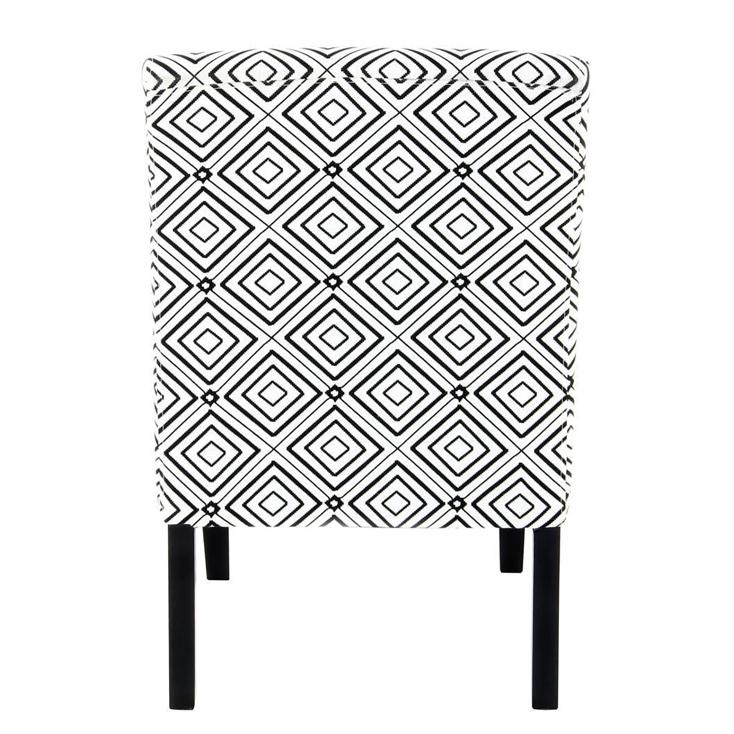 Kayoom Chaises capitonnées Indira III - Tissu / Hêtre massif - Noir / Blanc 7 Kayoom Chaises capitonnées Indira III - Tissu / Hêtre massif - Noir / Blanc – Image 5