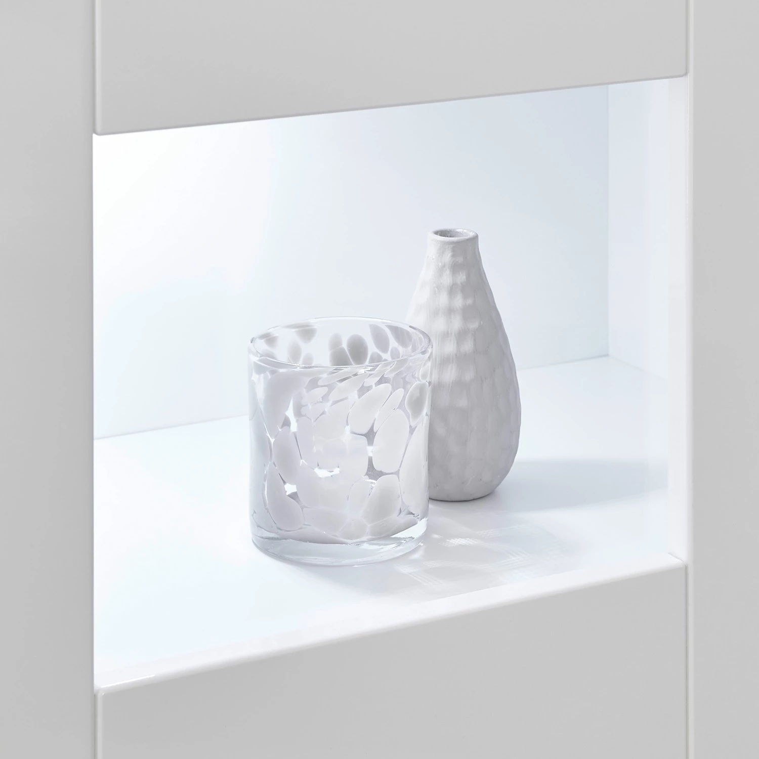 Loftscape Ensemble meubles TV Cely III (4 élém.) - Blanc brillant / Blanc mat 21 Loftscape Ensemble meubles TV Cely III (4 élém.) - Blanc brillant / Blanc mat – Image 19