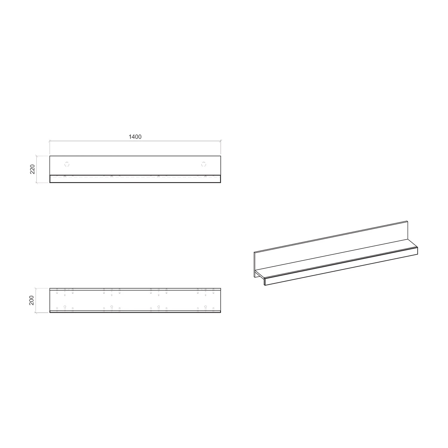 Loftscape Ensemble meubles TV Cely III (4 élém.) - Blanc brillant / Blanc mat 26 Loftscape Ensemble meubles TV Cely III (4 élém.) - Blanc brillant / Blanc mat – Image 24