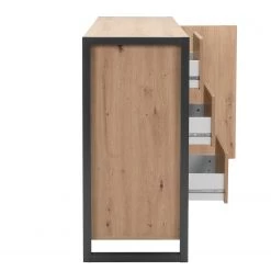 Red Living Buffet Denville II - Imitation chêne artisan / Anthracite 21 Red Living Buffet Denville II - Imitation chêne artisan / Anthracite -Meubles de salon Soldes 1000214501 200608 14165500100 DETAILS P000000001000214501