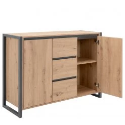 Red Living Buffet Denville II - Imitation chêne artisan / Anthracite 24 Red Living Buffet Denville II - Imitation chêne artisan / Anthracite -Meubles de salon Soldes 1000214501 200608 14165900103 DETAILS P000000001000214501