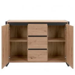 Red Living Buffet Denville II - Imitation chêne artisan / Anthracite 25 Red Living Buffet Denville II - Imitation chêne artisan / Anthracite -Meubles de salon Soldes 1000214501 200608 14170000104 DETAILS P000000001000214501