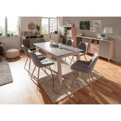 Mørteens Buffet Elysian - Gris / Imitation chêne -Meubles de salon Soldes 1000214503 200608 14173800125 MOOD DETAILS P000000001000214503 mood