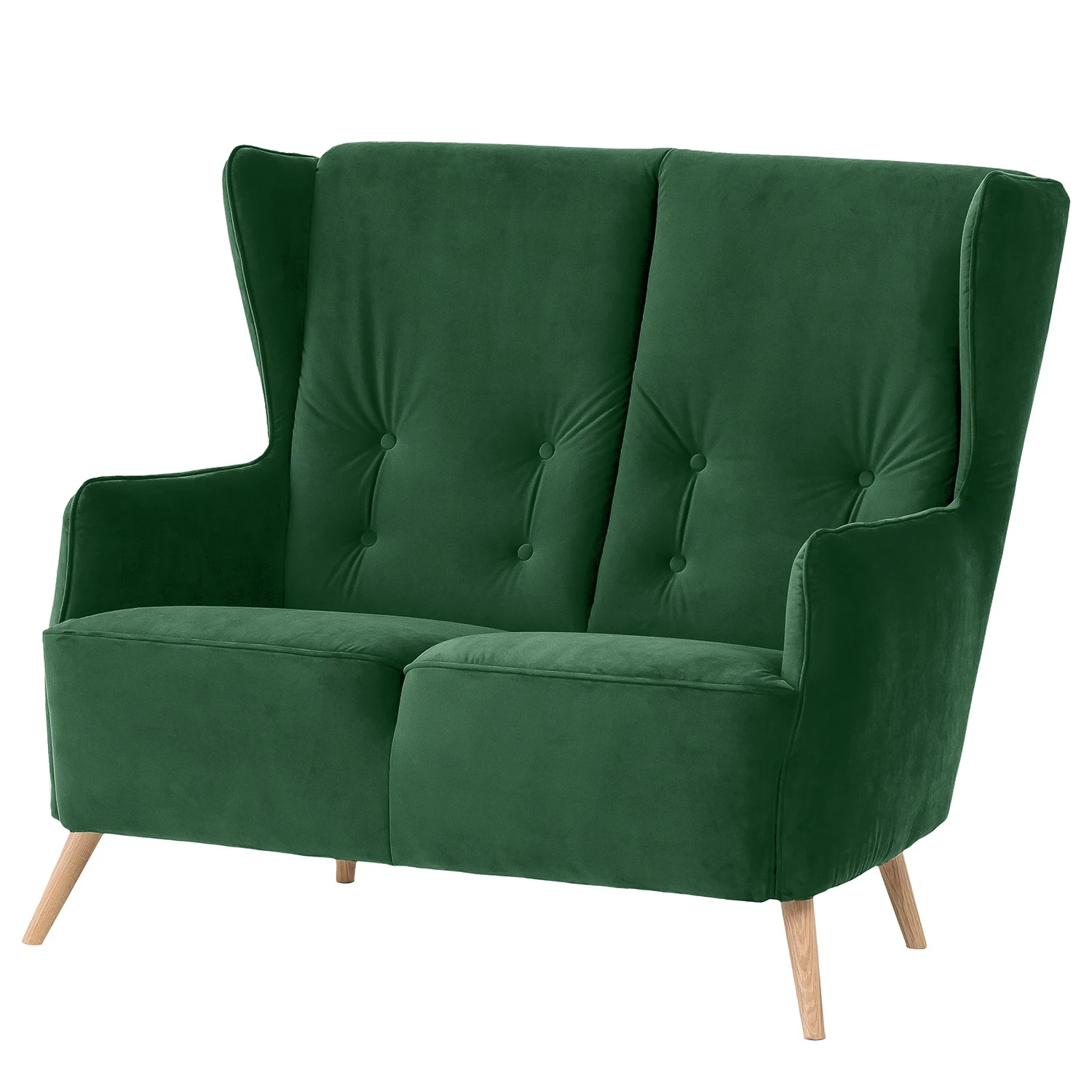 Fredriks Canapé Bonham (2 places) - Velours - Vert 3 Fredriks Canapé Bonham (2 places) - Velours - Vert