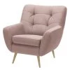 Fredriks Fauteuil Sawston I - Velours - Mauve -Meubles de salon Soldes 1000215354 201209 18162500268 IMAGE P000000001000215354