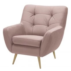 Fredriks Fauteuil Sawston I - Velours - Mauve