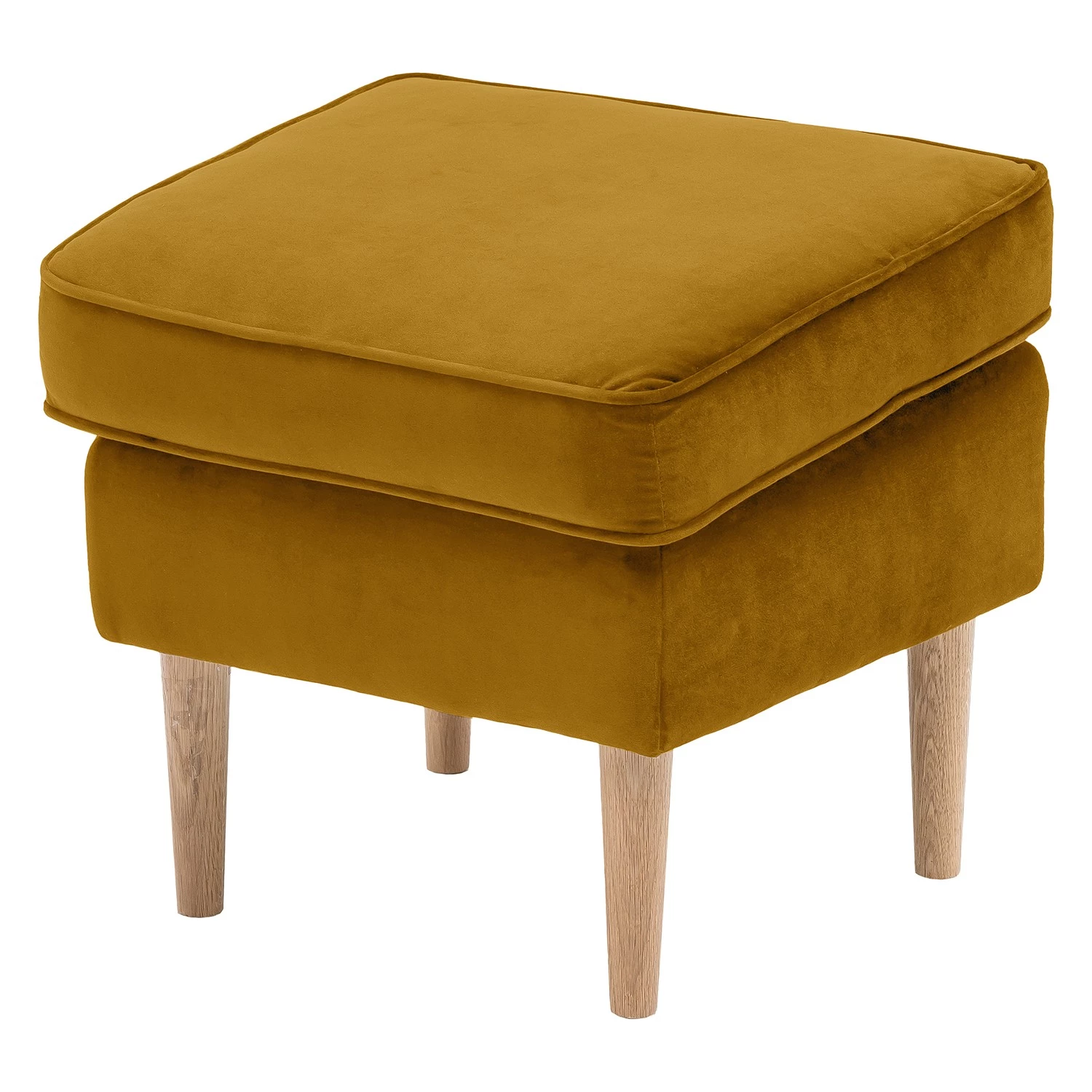 Fredriks Ensemble de canapés Bonham (3-2-1-rep.) - Velours - Jaune olive 11 Fredriks Ensemble de canapés Bonham (3-2-1-rep.) - Velours - Jaune olive – Image 9