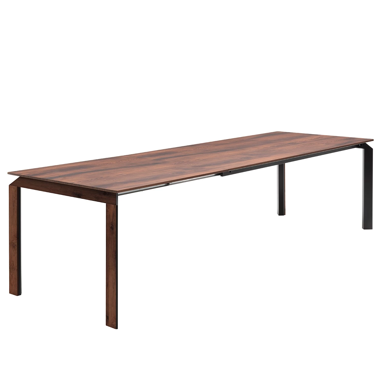 GWINNER Table Millsboro I - Poutres en chêne Terra - Largeur : 180 cm - Extensible 4 GWINNER Table Millsboro I - Poutres en chêne Terra - Largeur : 180 cm - Extensible – Image 2
