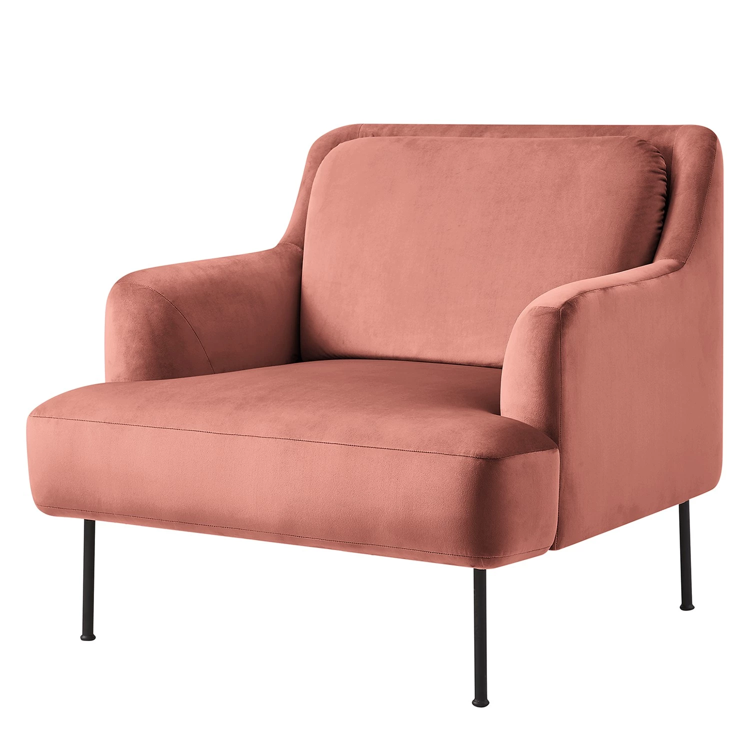 Fredriks Fauteuil Bleecker - Velours - Mauve 3 Fredriks Fauteuil Bleecker - Velours - Mauve