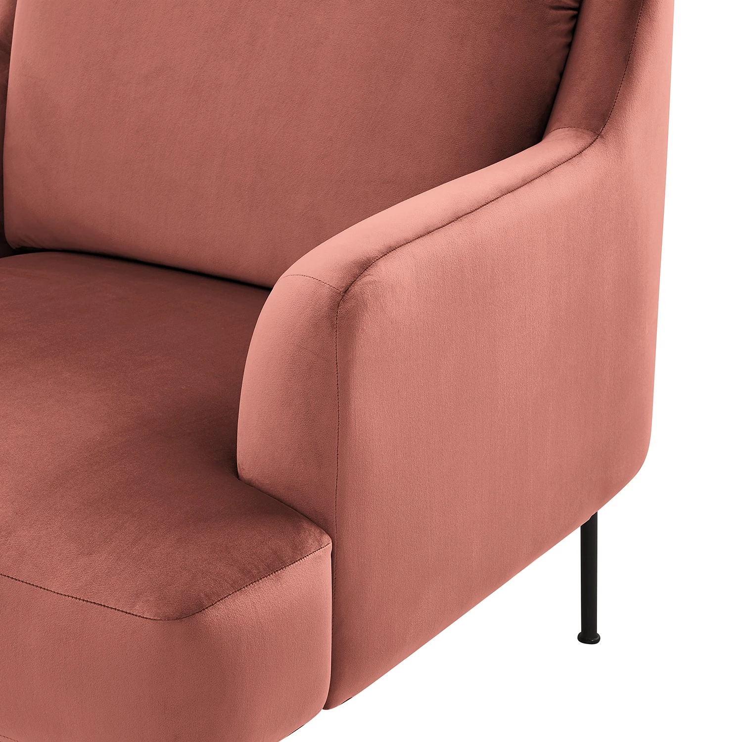 Fredriks Fauteuil Bleecker - Velours - Mauve 11 Fredriks Fauteuil Bleecker - Velours - Mauve – Image 9