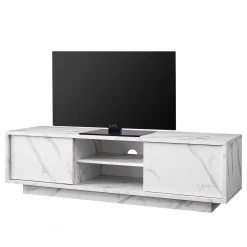 LC Spa Meuble TV Carrara - Imitation marbre blanc