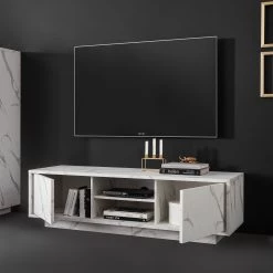 LC Spa Meuble TV Carrara - Imitation marbre blanc -Meubles de salon Soldes 1000216266 200630 09122500003 MOOD DETAILS P000000001000216266 mood