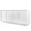 LC Spa Enfilade Ice I - Blanc brillant - Largeur : 180 cm -Meubles de salon Soldes 1000216295 200630 09125000052 IMAGE P000000001000216295