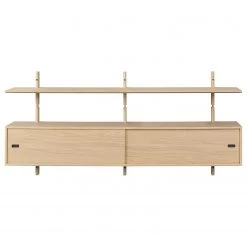 Studio Copenhagen Étagère murale Lautaro III - Partiellement en chêne massif - Chêne clair 9 Studio Copenhagen Étagère murale Lautaro III - Partiellement en chêne massif - Chêne clair -Meubles de salon Soldes 1000216656 200820 06174600185 DETAILS P000000001000216656